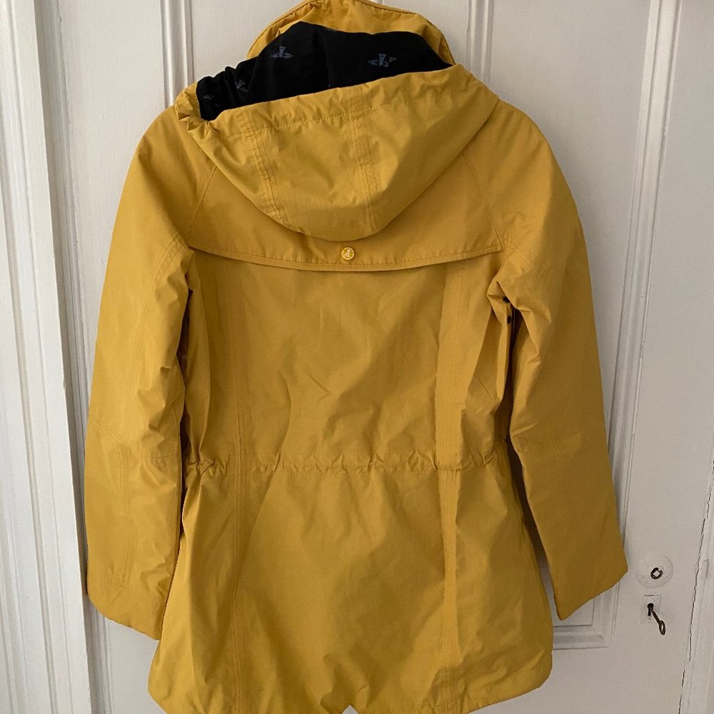 Barbour yellow raincoat